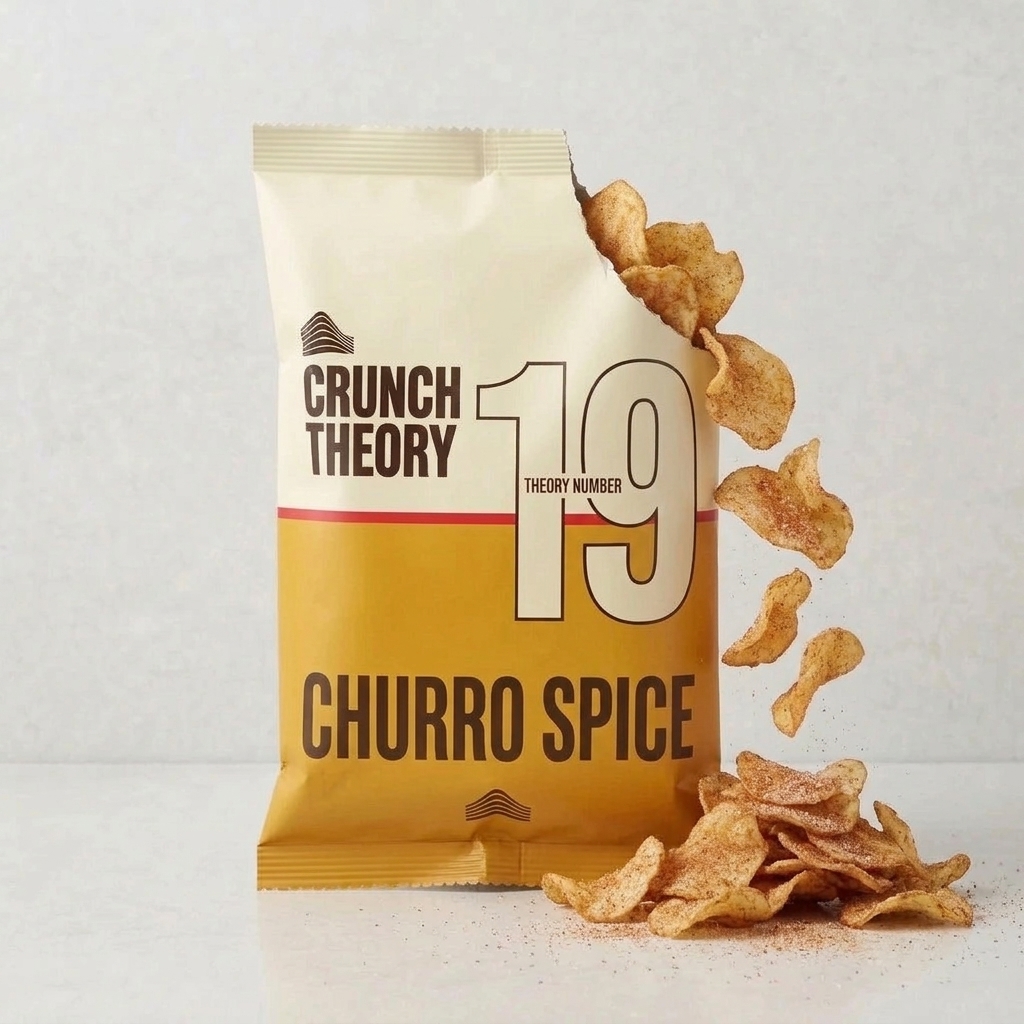 CRUNCH THEORY Stand Up Pouch Mockup