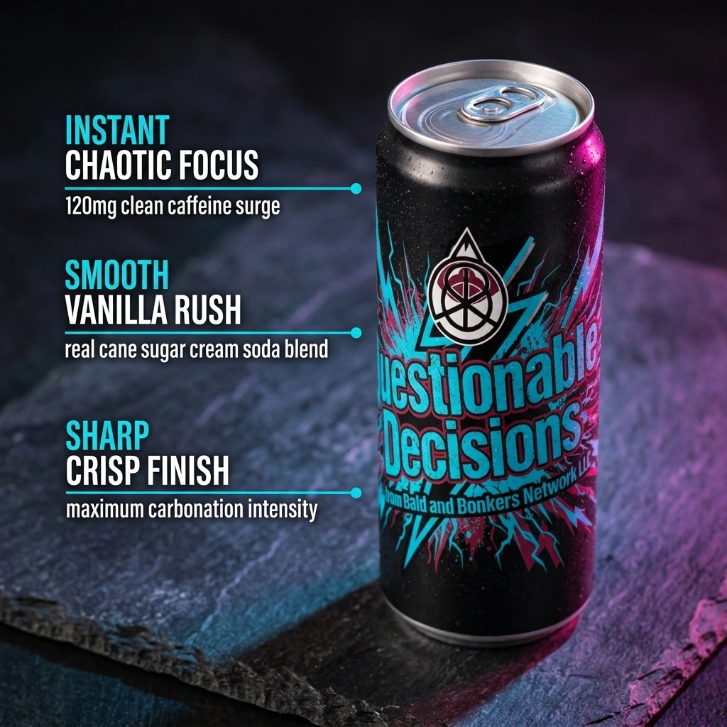 Questionable Decisions Energy Drink