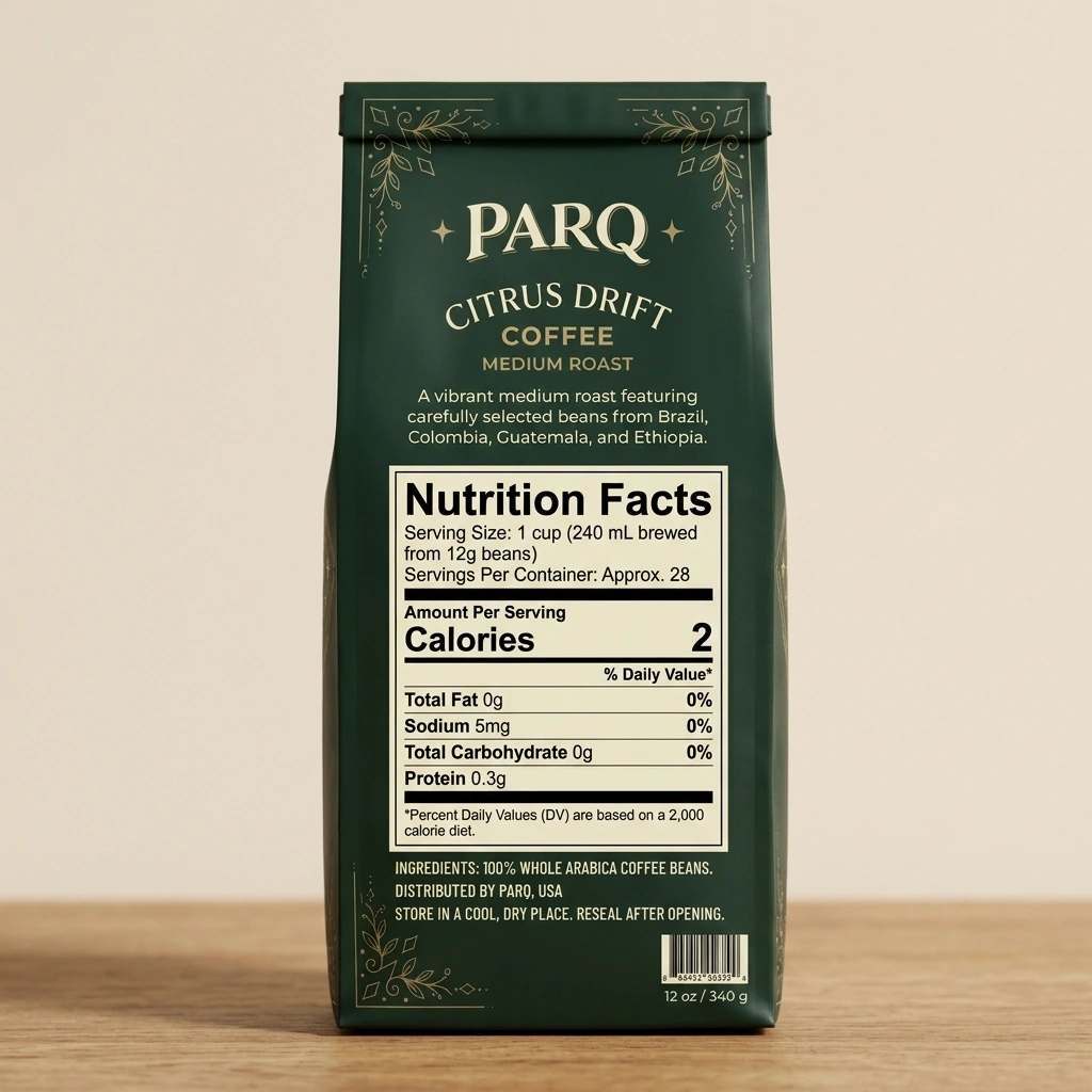 Morning coffee with depth and a clean citrus finish
