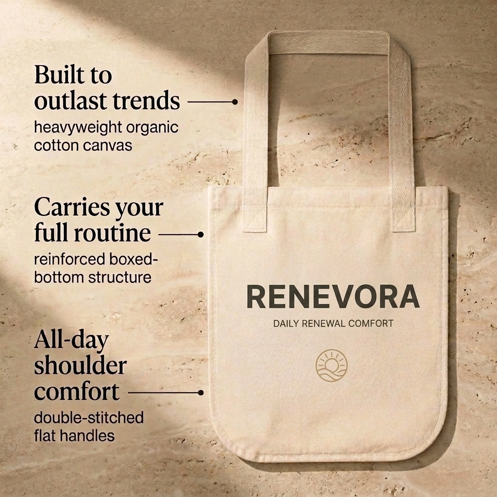 Everyday Rejuvenation Canvas Tote