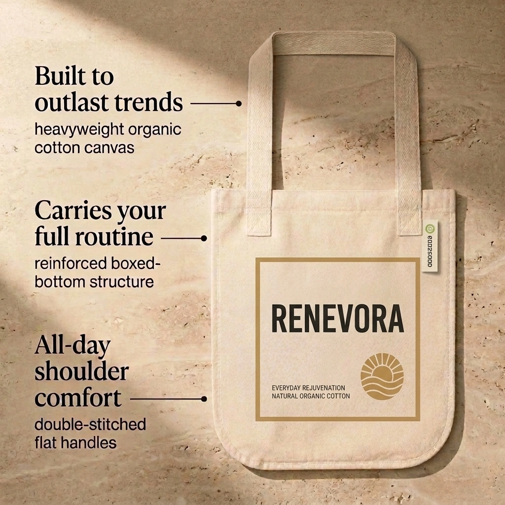 Everyday Rejuvenation Canvas Tote