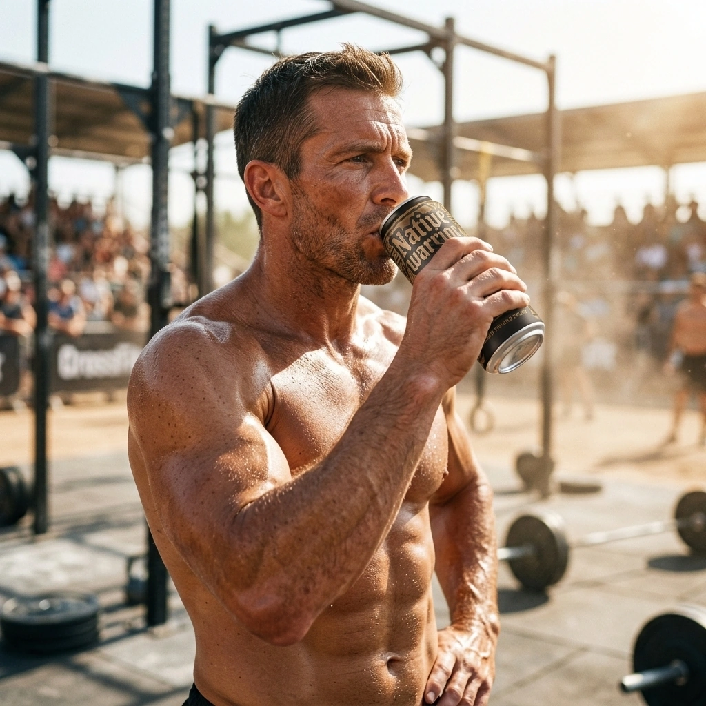 Athlete engaged in heavy endurance conditioning