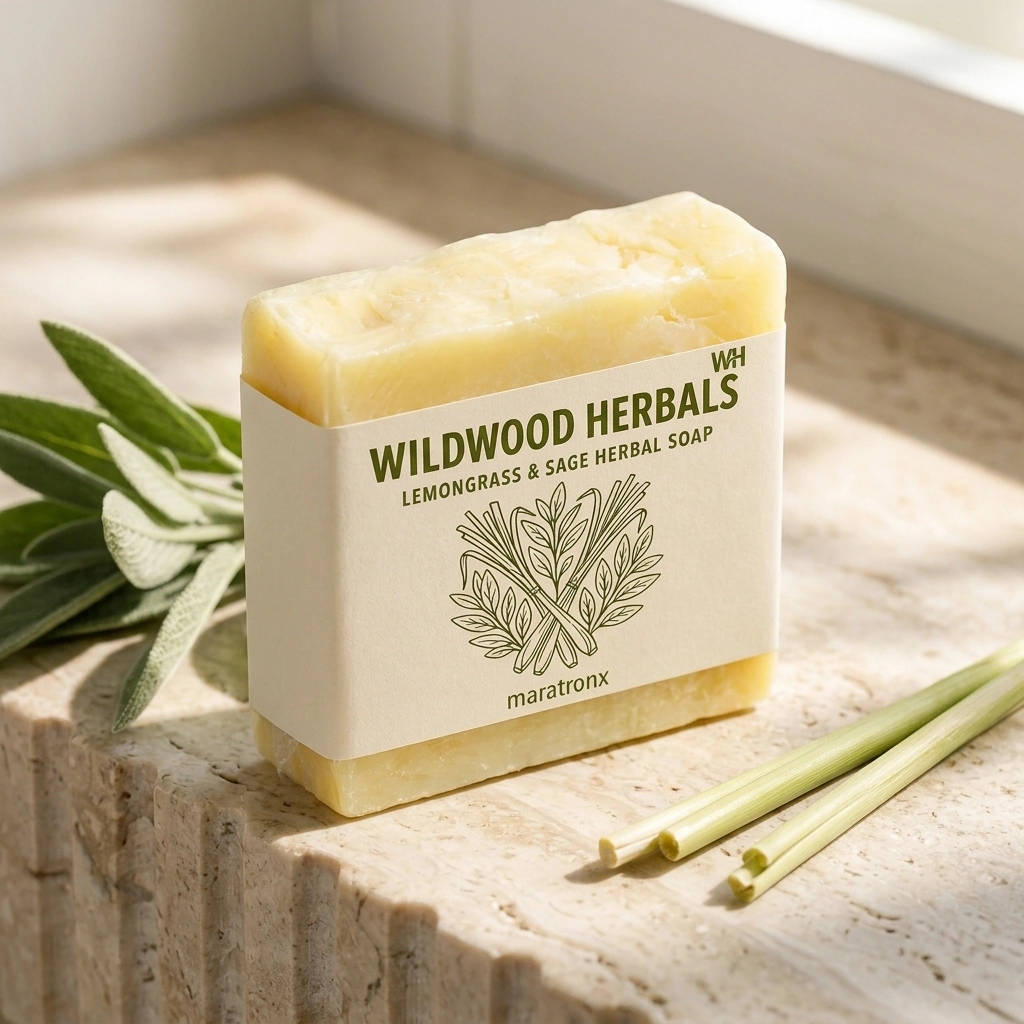 Lemongrass & Sage Herbal Soap