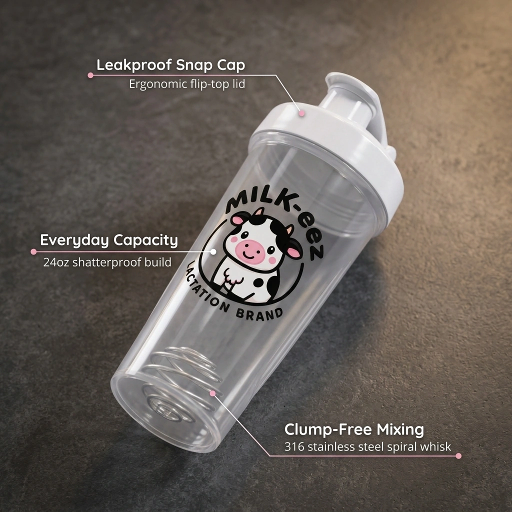 Smooth shakes. No chalky clumps.