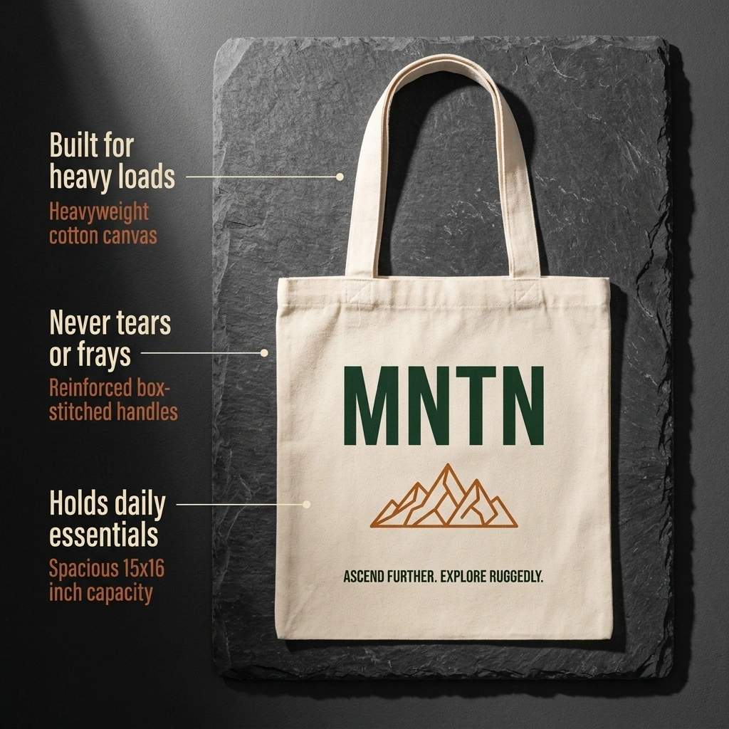 Ascent Canvas Tote