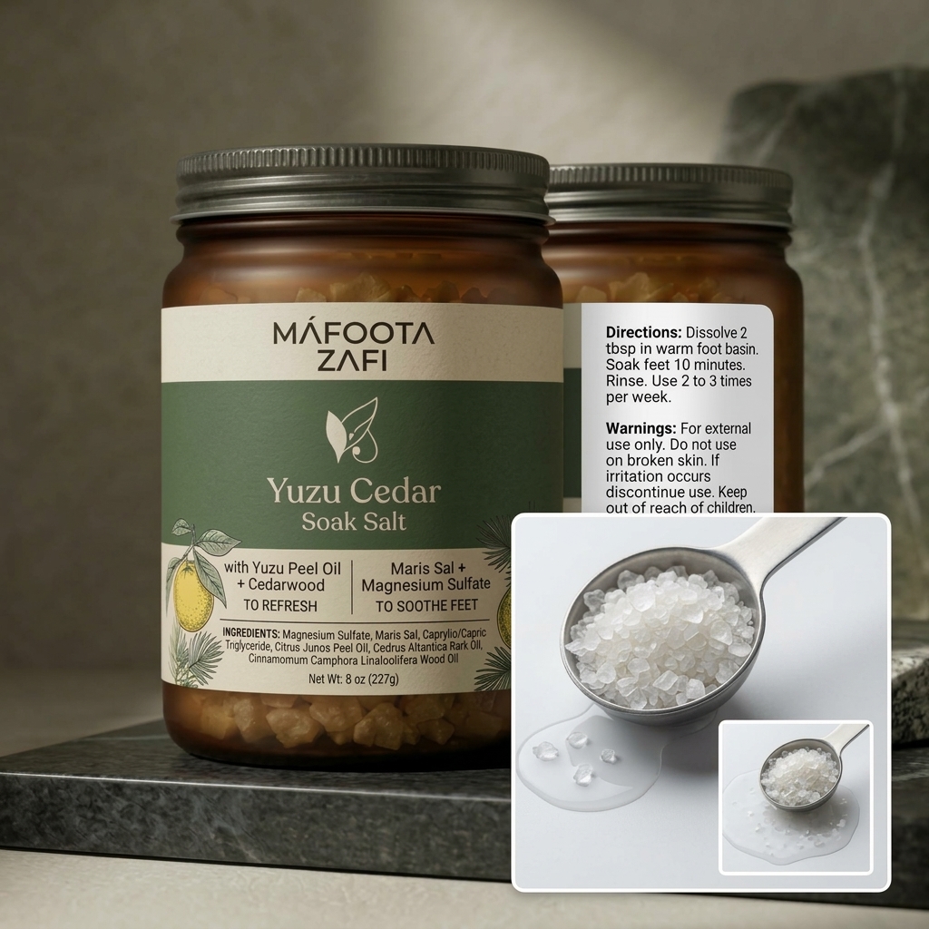 Yuzu Cedar Soak Salt