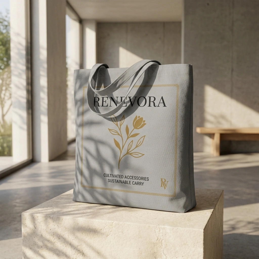 Botanical Cotton Tote