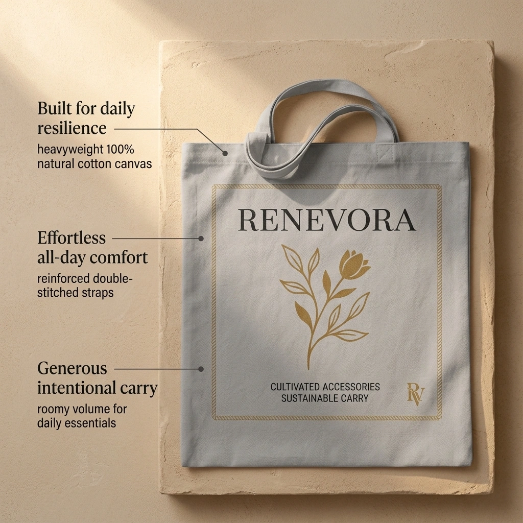 Botanical Cotton Tote