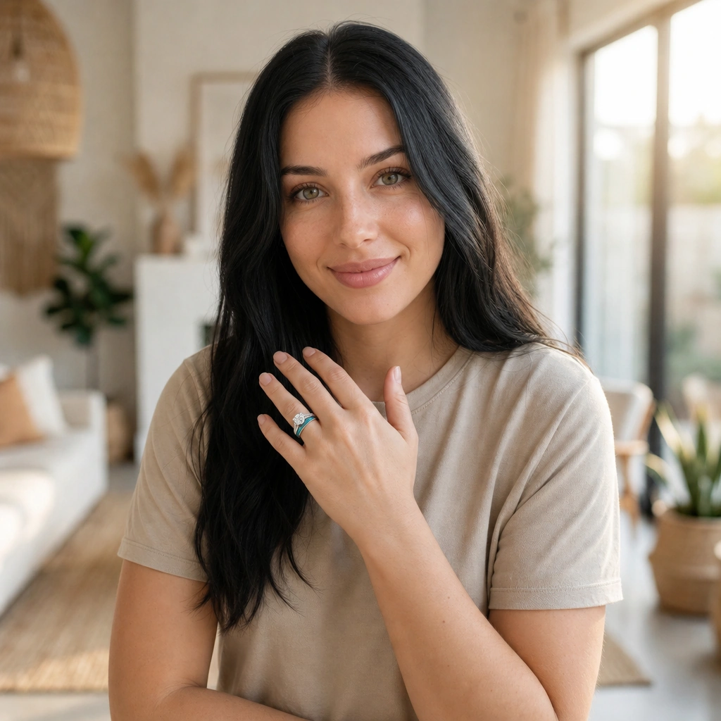 Luna Solstice Mood Engagement Ring