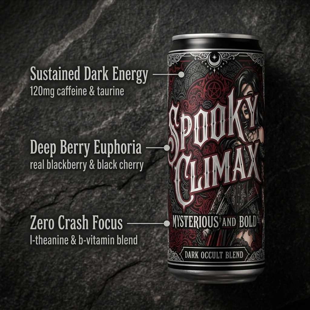 Spooky Climax Dark Occult Blend Energy Drink