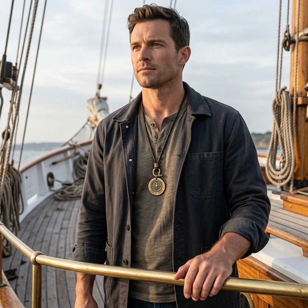 Voyager Medallion Necklace