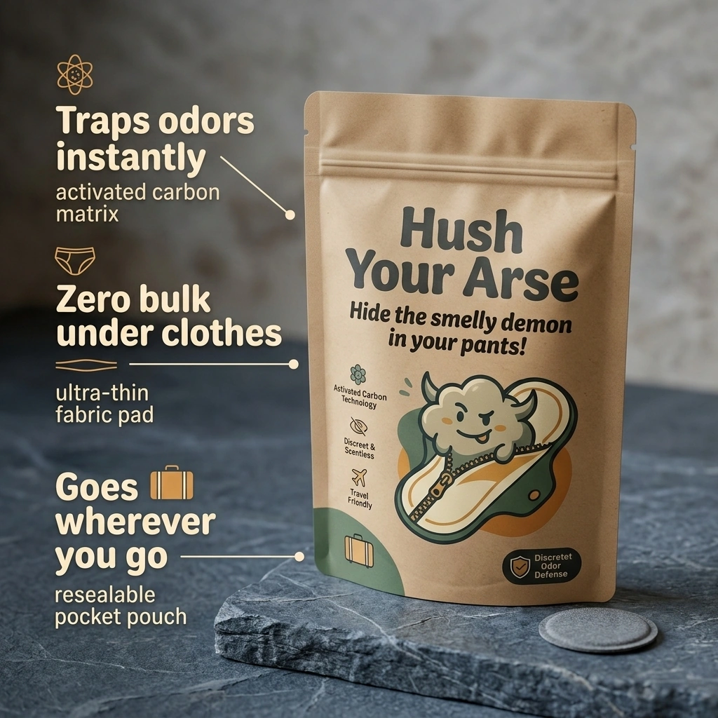 Hush Your Arse Discreet Odor Defense Pads
