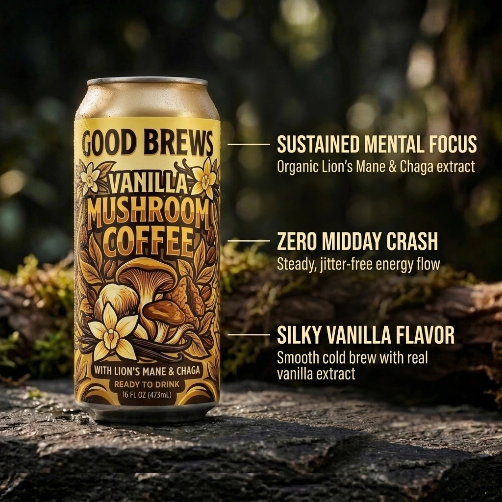 Vanilla Mushroom Coffee