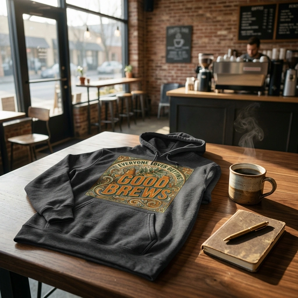 Heavy cotton warmth cut to keep its shape