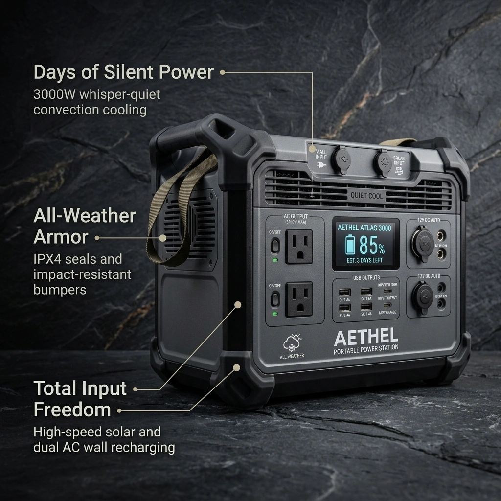 Aethel Atlas 3000 POrtable Generator