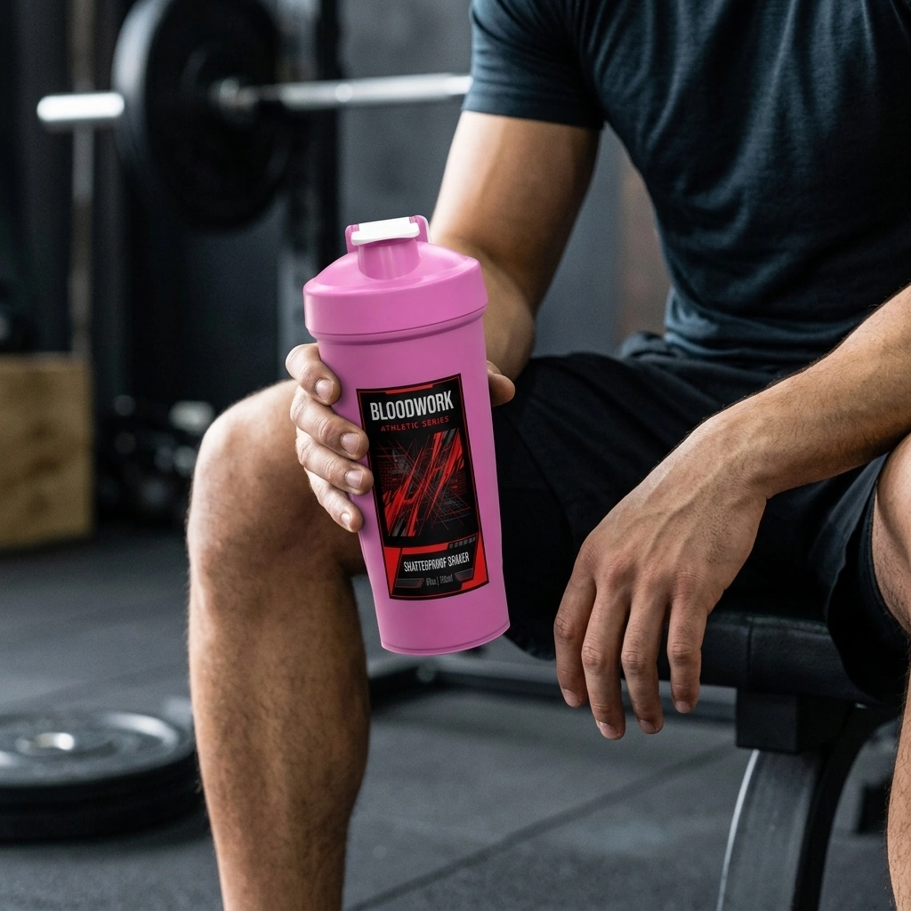 Person using the Shatterproof Shaker
