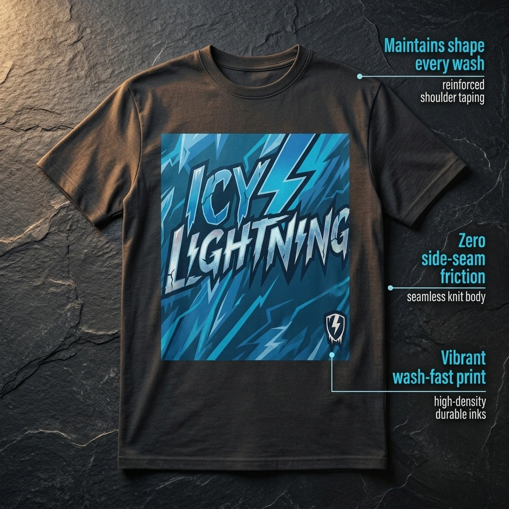 Icy Lightning Graphic Tee