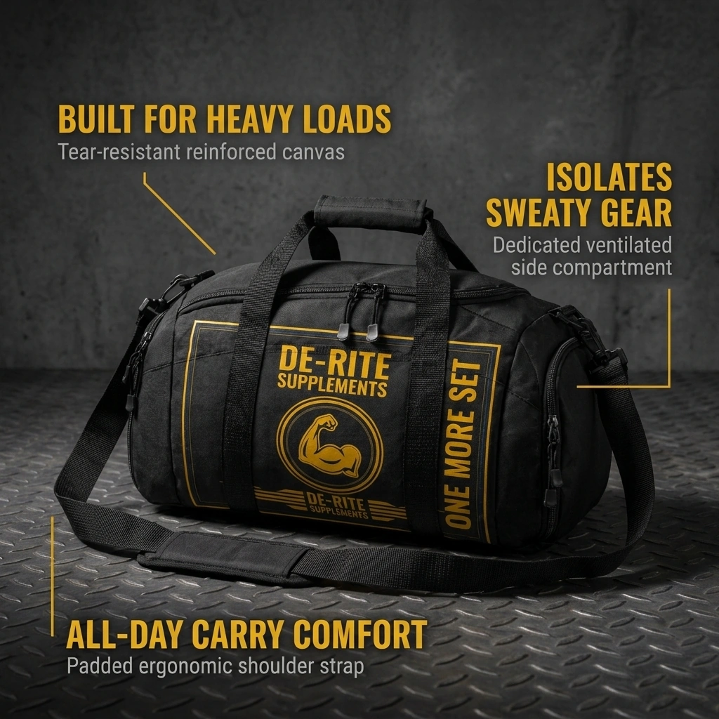 A duffel built for heavy training gear