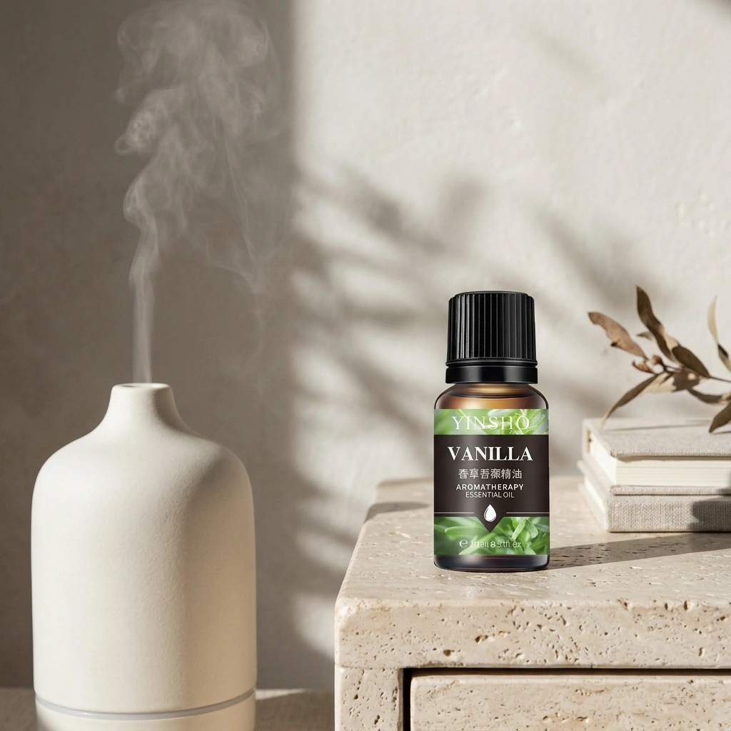 Warm vanilla mist for winding down