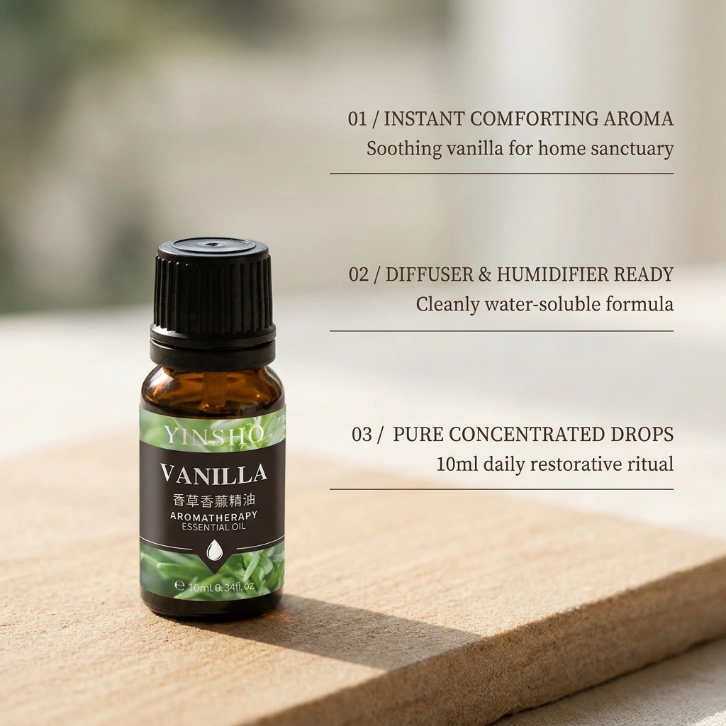 Warm vanilla mist for winding down