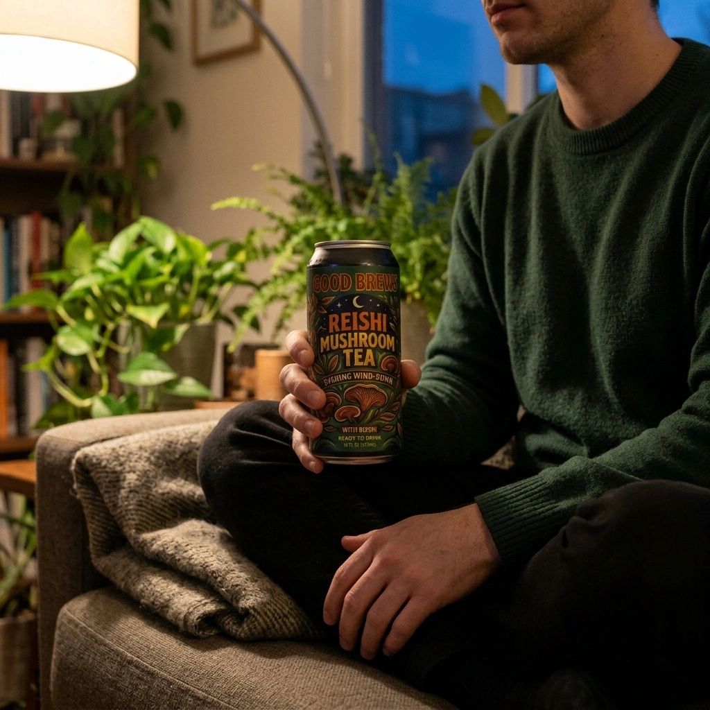 Clock out with real brewed botanicals