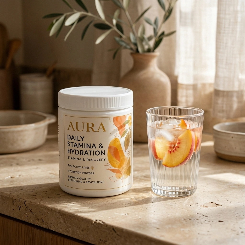 AURA Daily Hydration — Peach Mango