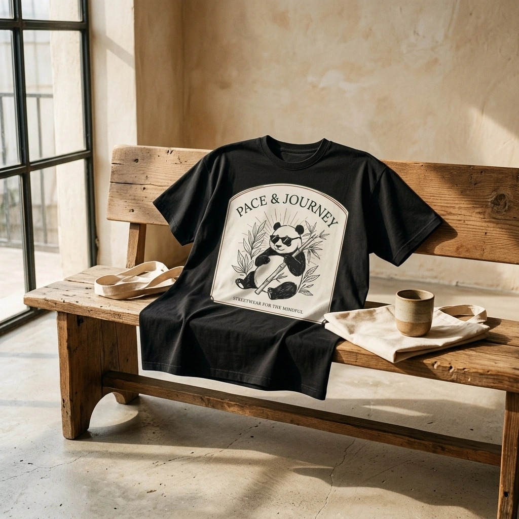 Mindful Panda Heavyweight Tee