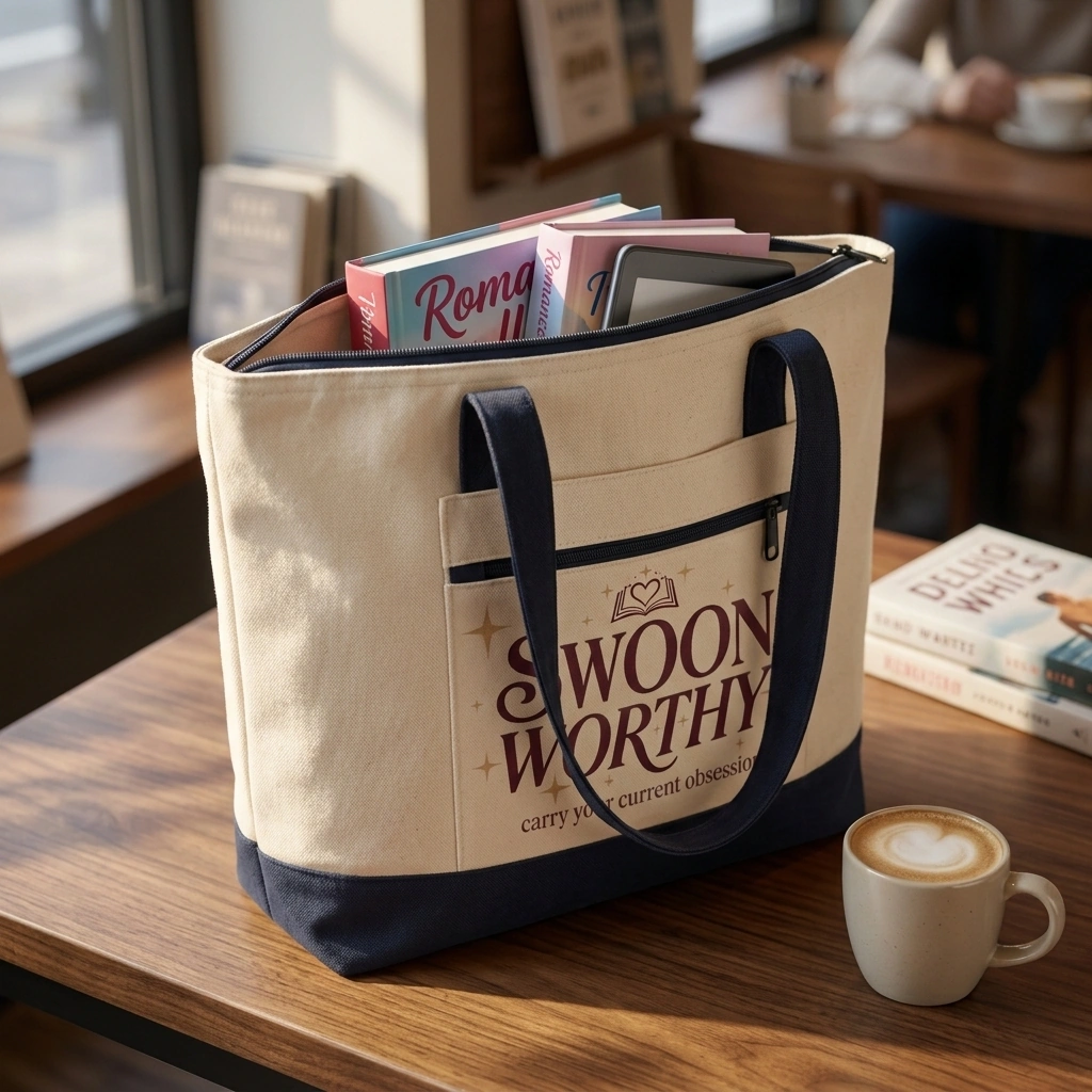 Swoon Worthy Canvas Tote