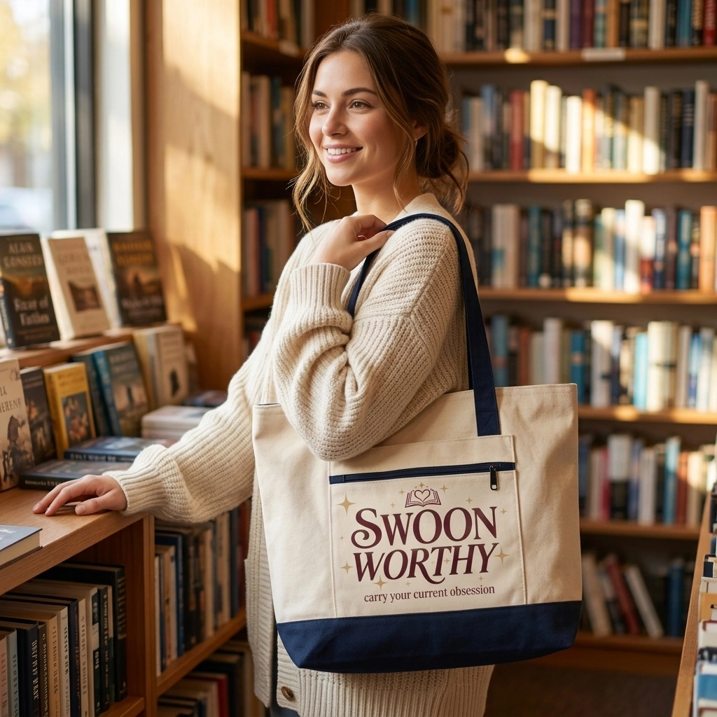 Swoon Worthy Canvas Tote