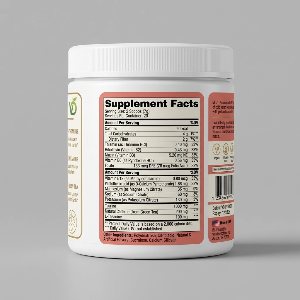Lychee Splash Energy Powder