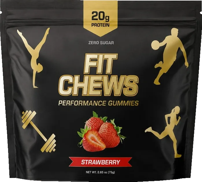 Fit Chews performance gummies pouch