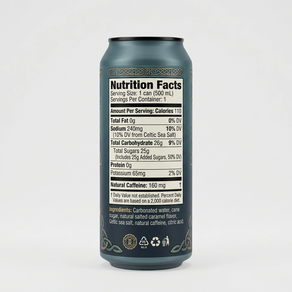 Delulution Sea Man Salted Caramel Energy Drink