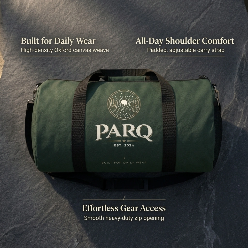 Built from resilient Oxford canvas for your daily carry