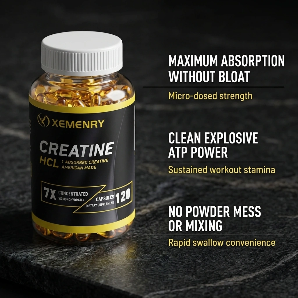 DE-RITE SUPPLEMENTS Creatine HCl 750mg Capsules