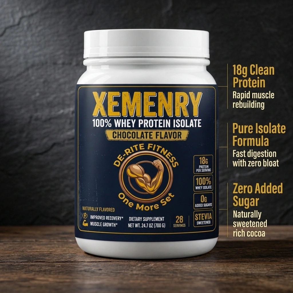 DE-RITE SUPPLEMENTS Pure3 Whey Isolate