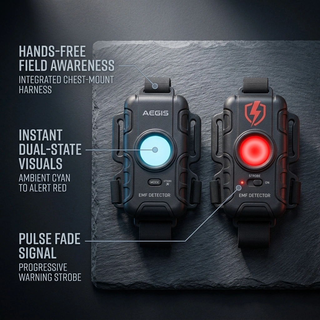 Aegis Wearable EMF Detector