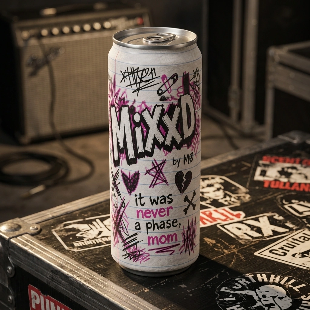 Scene artist drinking Mixxd