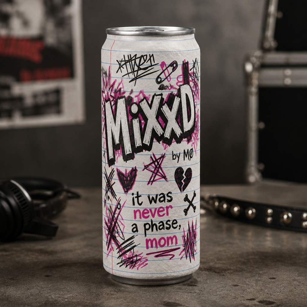 Mixxd functional beverage can