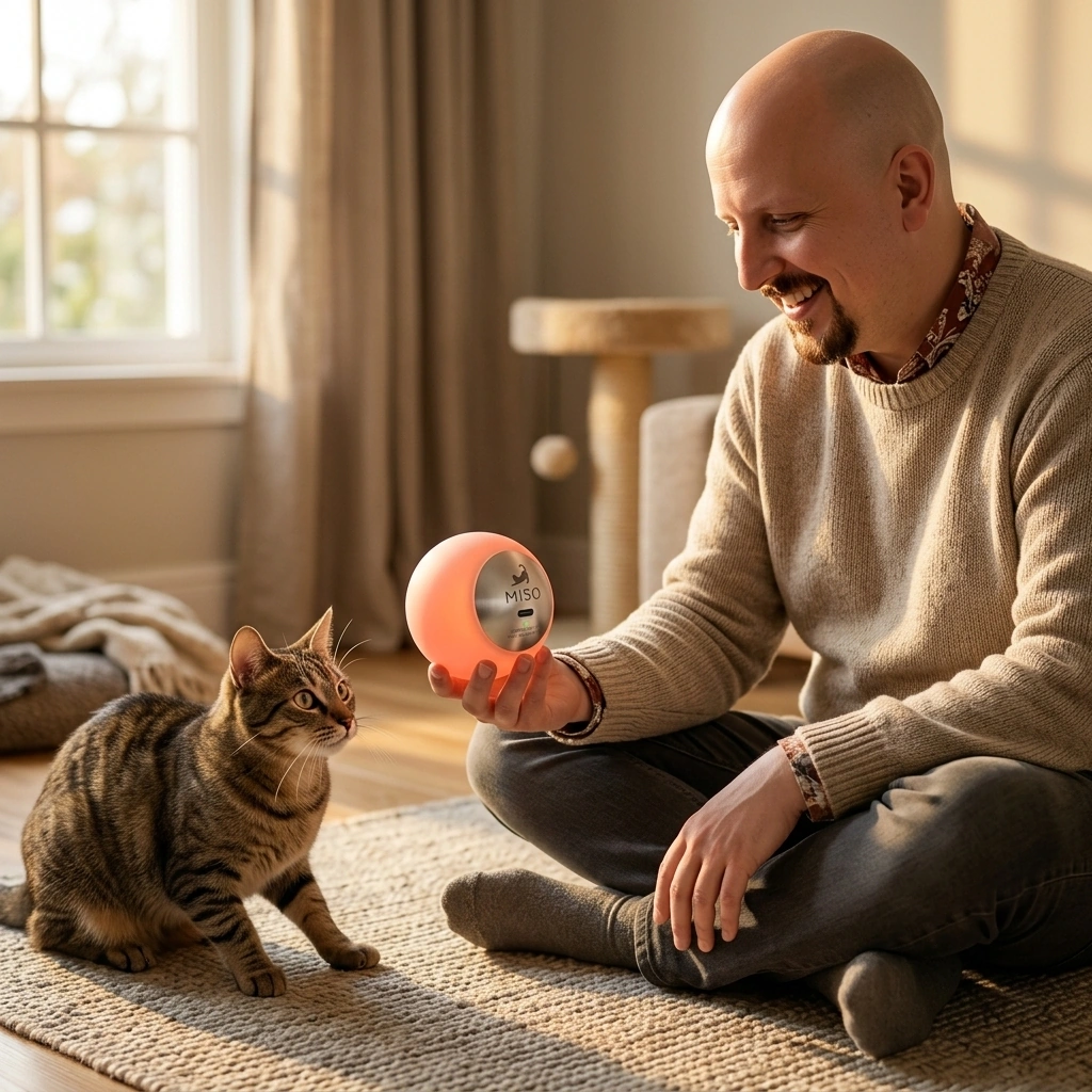 MISO Rechargeable GlowBall Interactive Toy