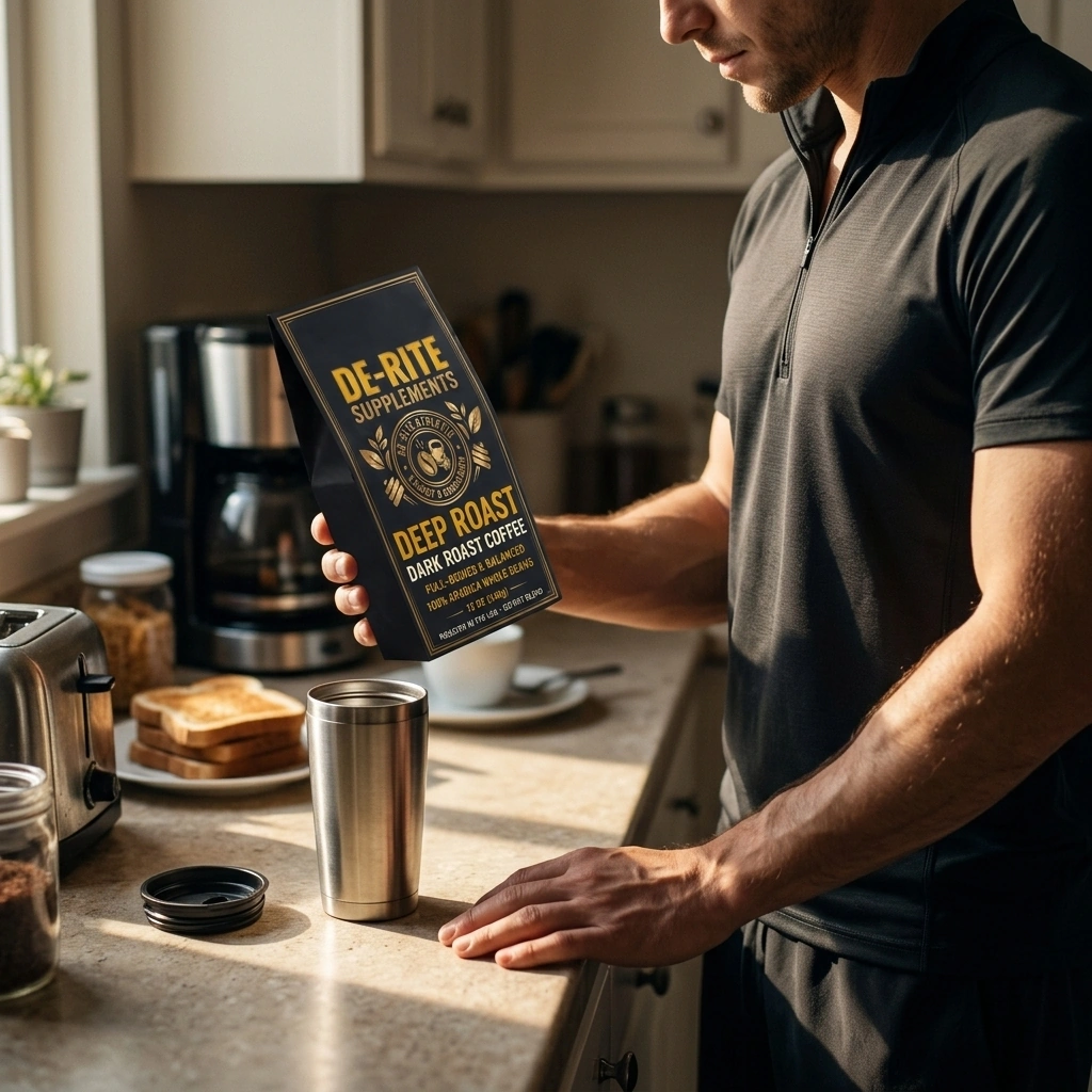 Full-Bodied Dark Roast Fuel for Early Sessions