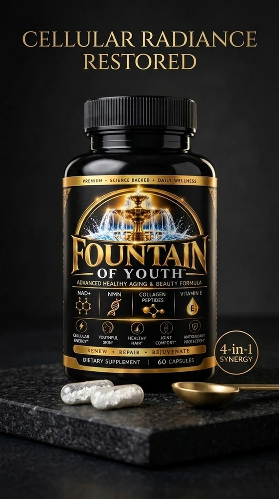 Grand golden fountain and Fountain of Youth botanical formulation