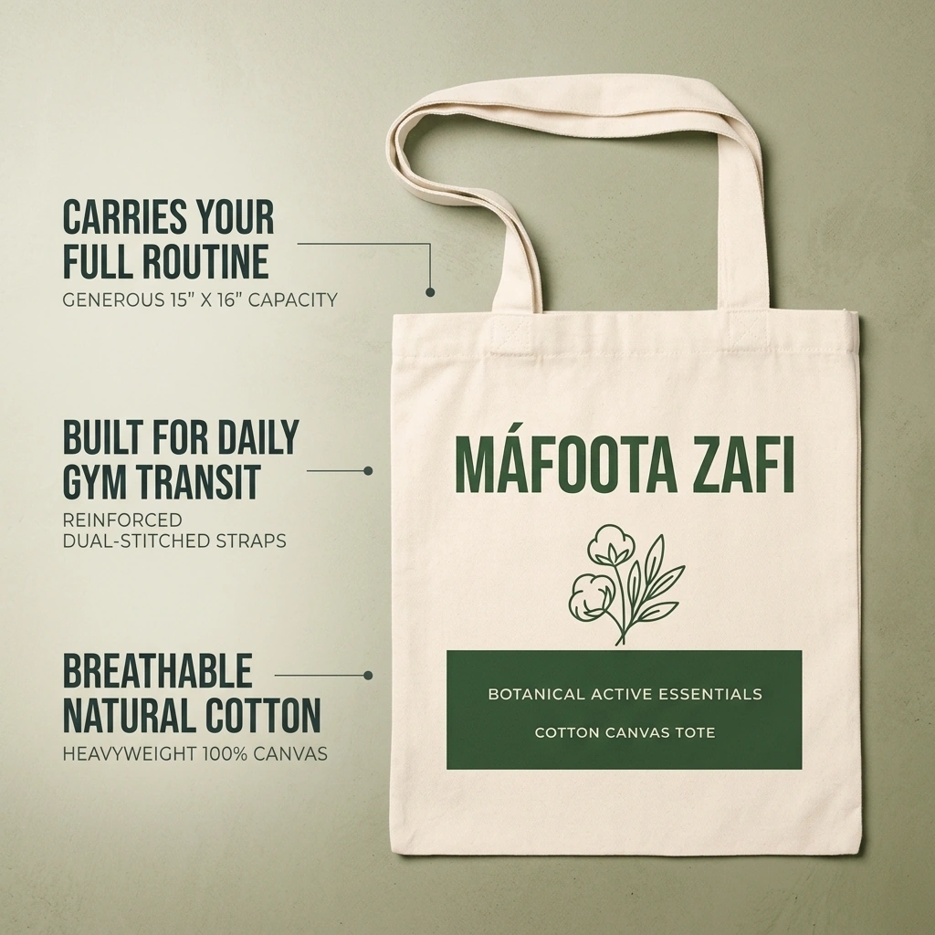 Active Botanical Canvas Tote