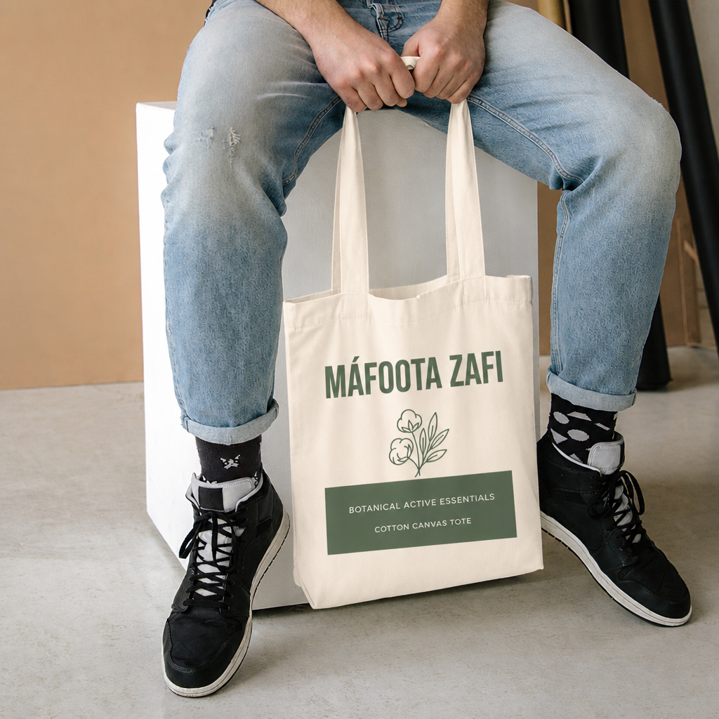 Active Botanical Canvas Tote