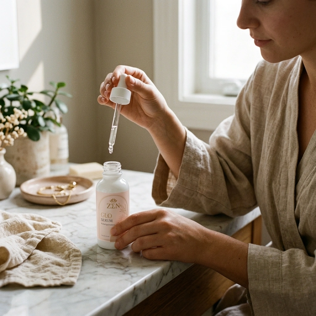 Glo Serum bottle