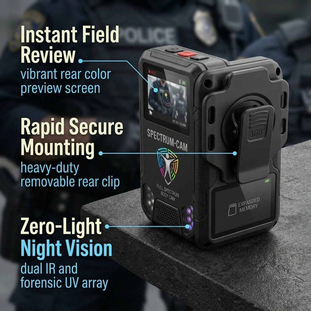 SpectraCam Full Spectrum Body Cam